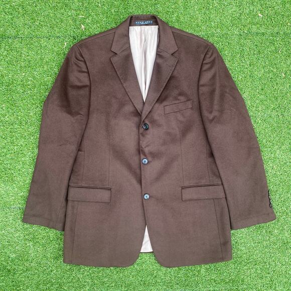 Hugo Boss Men's Brown Cashmere Blazer Jacket - Picture 1 of 9